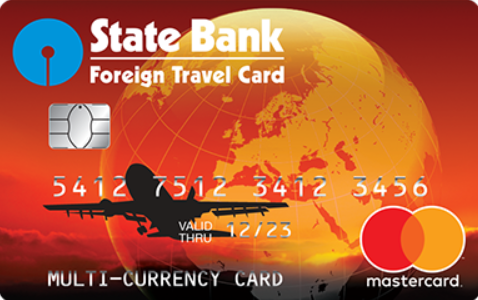 印度国家银行多币种国外旅行卡