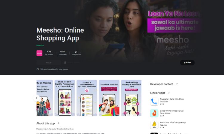 Meesho最好的经销商应用程序