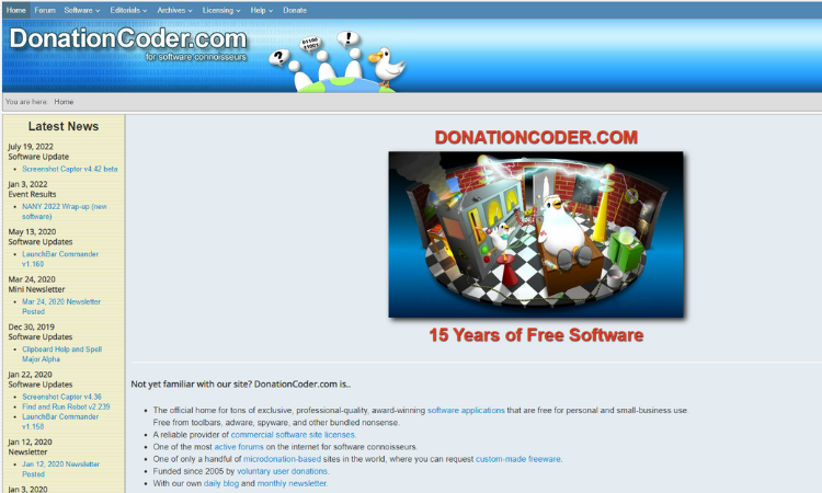 免费软件下载网站捐赠编码器